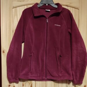 Columbia Women's Maroon Fleece Jacket